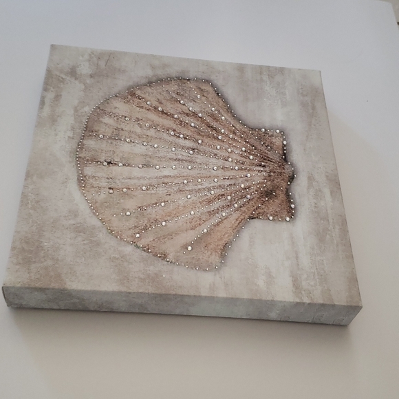 Lepore Wall Decor Lepore Coastal Collection Scallop Shell Beach Wall Art
